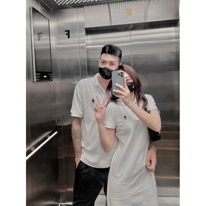 VÁY POLO WHO.A.U chất cá sấu 4 chiều cao cấp Logo thêu tỉ mỉ 1:1 so với hãng