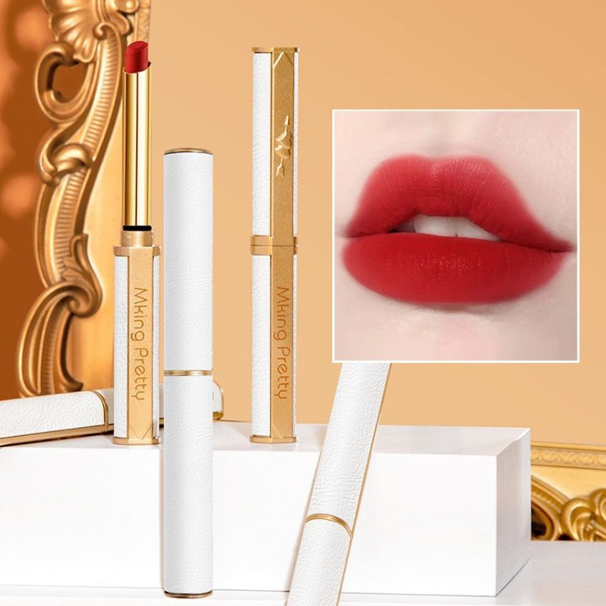 Son Lì dạng thỏi Mking PRETTY lâu trôi, Chất Son Mịn đầu son nhỏ dễ tán