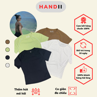 Áo tập gym cho nữ Tomtiger Fit Tshirt  Form body, siêu mịn mềm, độ co giãn cực mạnh "HANDII"