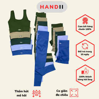 Quần/áo tập gym nữ dệt kim co giãn 4 chiều TOMTIGER SEWING có tách lẻ "HANDII"