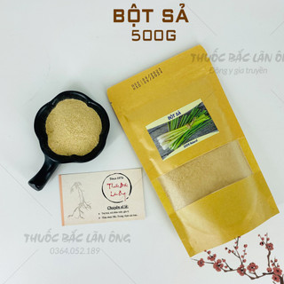 Bột sả nguyên chất 500g (Bột sả hữu cơ, xay mịn, gia vị tẩm ướp cho món ăn thơm ngon hấp dẫn)