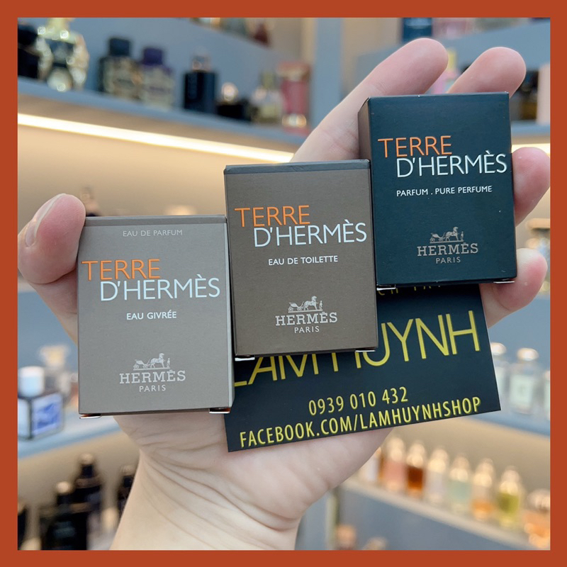 Nước hoa mini TERRE D'HERMES 5ml - 12,5ml