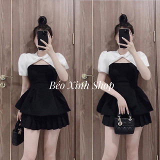 Váy Thời Trang Béo Xinh Bigsize Tay Phồng Dễ Thương Cho Các Nàng 50-100Kg - A.1171
