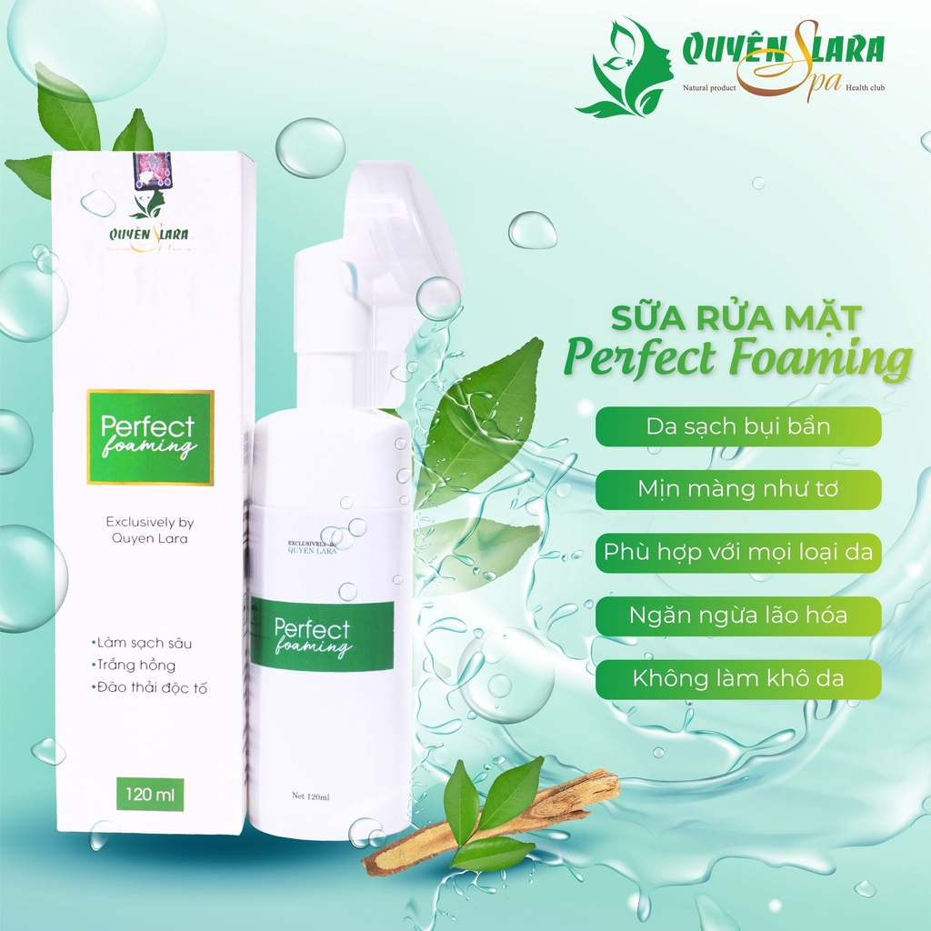 sữa rửa mặt QUYÊN LARA giúp Loại Bỏ Bã Nhờn,Bụi Bẩn,Tẩy Da Chết Giúp Da Tươi Sáng Hơn
