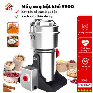 Máy xay bột khô SEKA,  xay nghiền siêu mịn, công suất lớn 2980W, bảo hành một năm