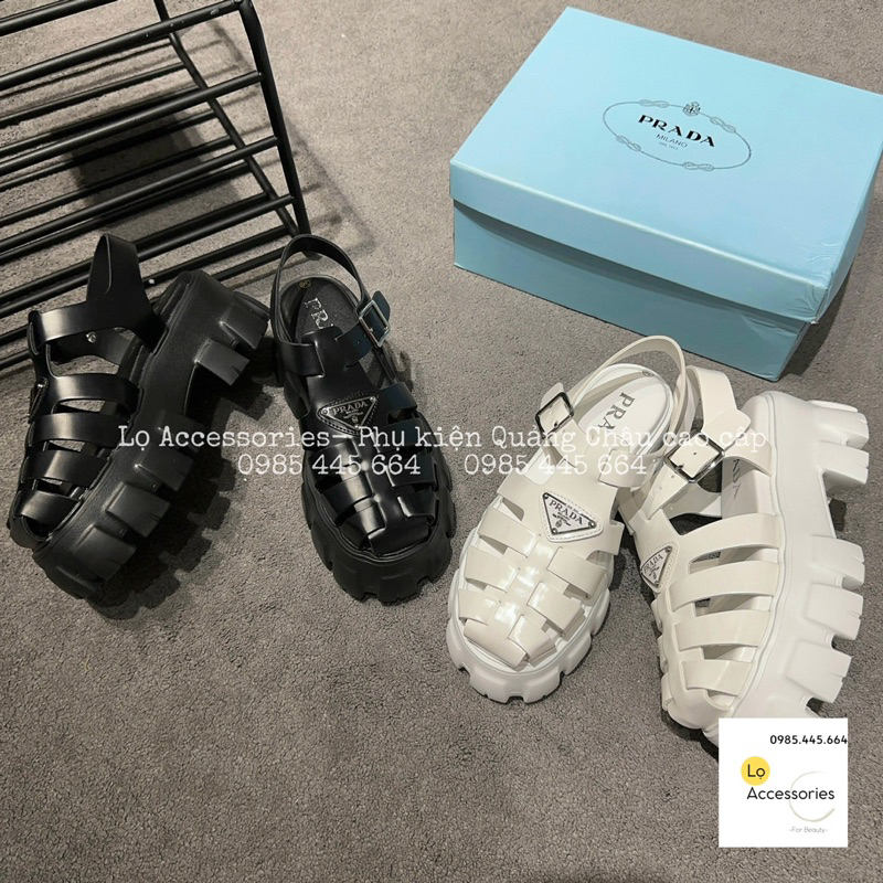 Hàng mới - Sandanl PRA đế độn 5cm xinh xẻo