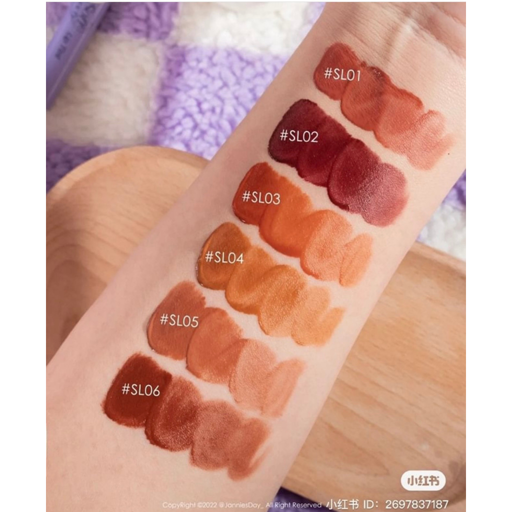 Merzy vỏ tím son kem siêu lì,mịn môi Hàn Quốc