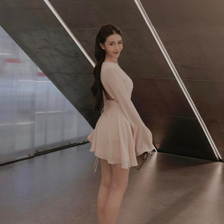 Đầm 𝐀𝐢𝐦𝐞𝐞 𝐃𝐫𝐞𝐬𝐬 khoét lưng chân xòe xinh TKCC BAGEO