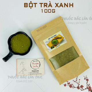 Bột trà xanh nguyên chất 100g