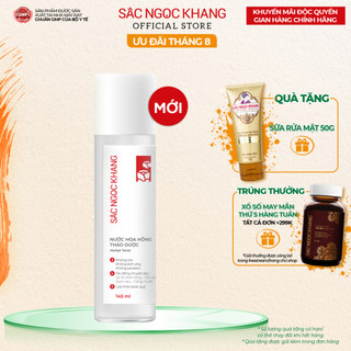 Nước Hoa Hồng thảo dược Sắc Ngọc Khang 145ml giúp làm cân bằng da, se khít lỗ chân lông