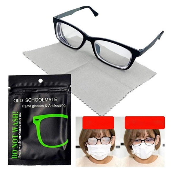 Miếng Khăn Vải Nano Lau Kính Chuyên Dụng, Chống Bám Hơi Nước, Tăng Độ Bóng Cho Kính