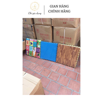 Miếng xốp loại dày lắp ghép lót sàn họa tiết vân gỗ hoặc màu sắc KÍCH THƯỚC 60X60X1cm/ tấm