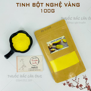 Tinh bột nghệ vàng nguyên chất 100g