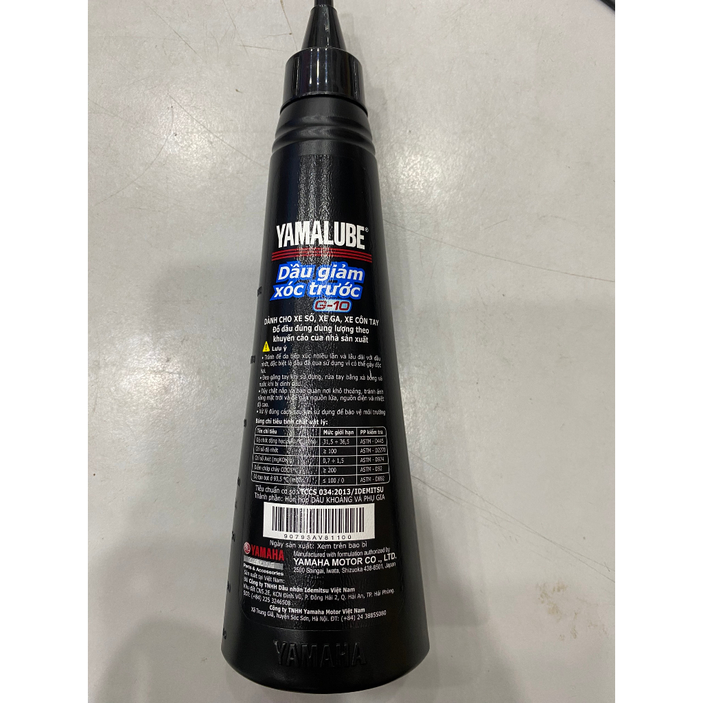 Dầu giảm xóc trước dành cho các loại xe ga, xe số, xe côn tay - Chính hãng YAMAHA