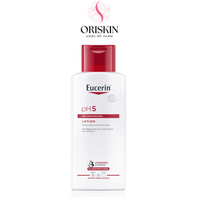 Eucerin - Sữa Dưỡng Thể Cho Da Khô Nhạy Cảm PH5 Dry Sensitive Skin Lotion 250ML
