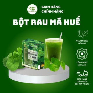 Hộp 50gr Bột Rau má tươi sấy lạnh OneLife nguyên chất 100%, giảm cân, không đường