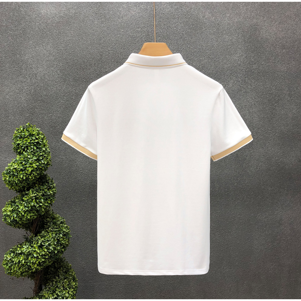 Áo thun polo nam thêu chữ H Hachi