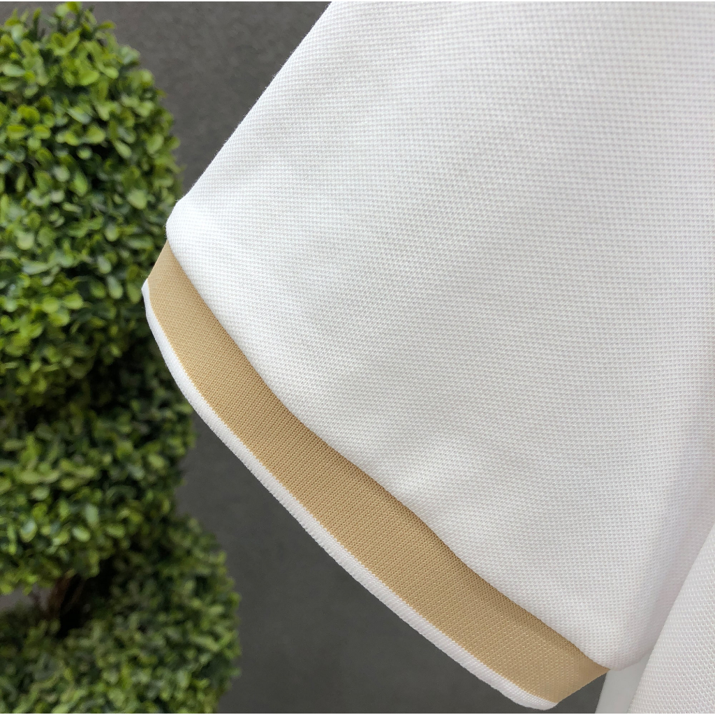 Áo thun polo nam thêu chữ H Hachi