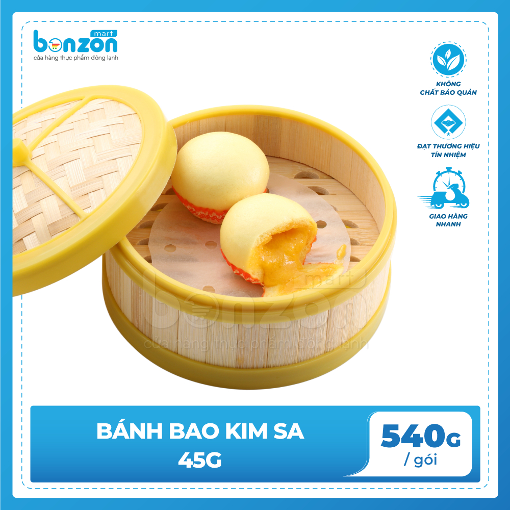 Bonzon - Bánh bao kim sa 540g