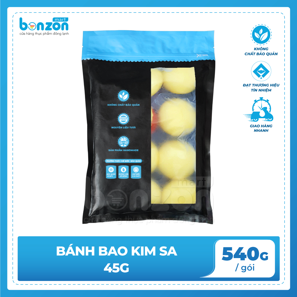 Bonzon - Bánh bao kim sa 540g