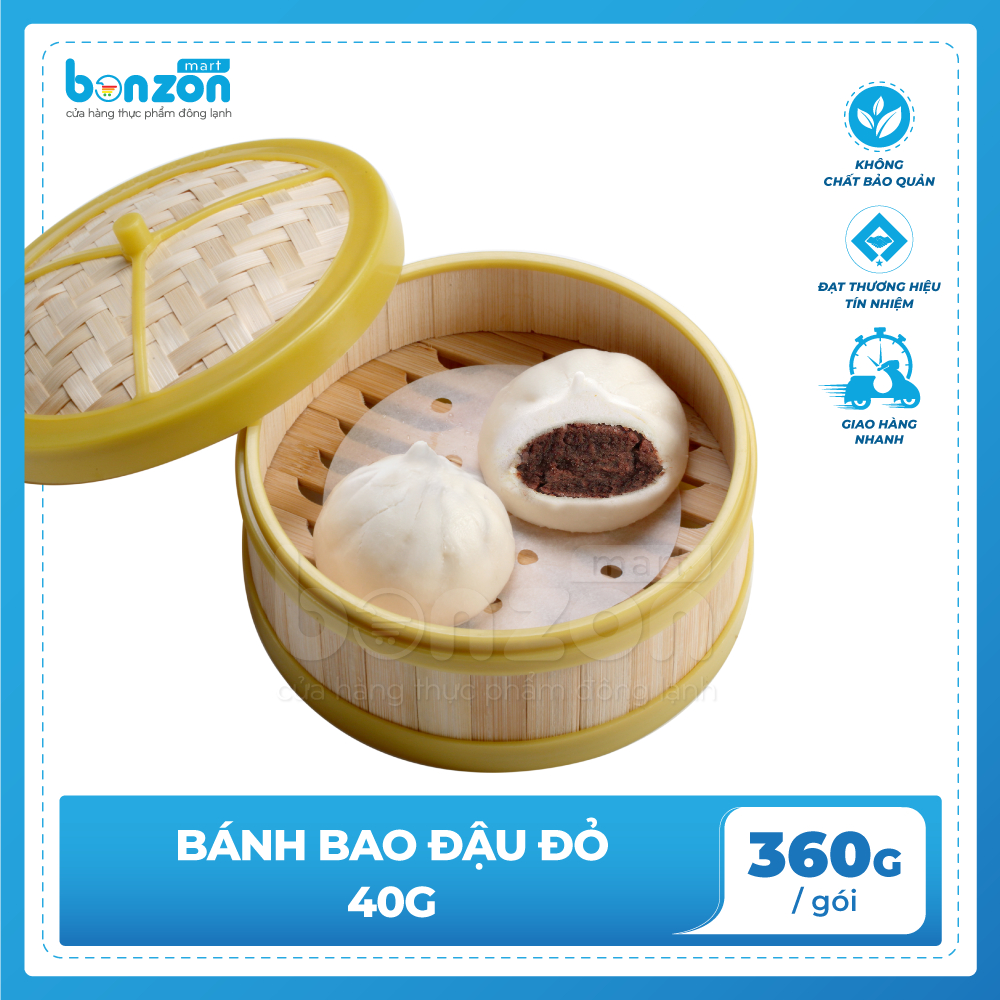 Bonzon - Bánh bao đậu đỏ 360g