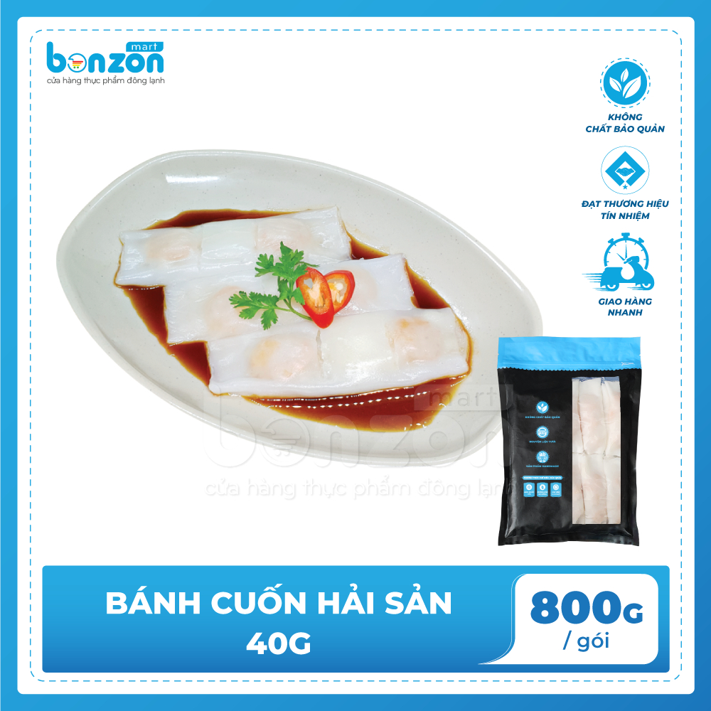 Bonzon - Bánh cuốn hải sản 800g
