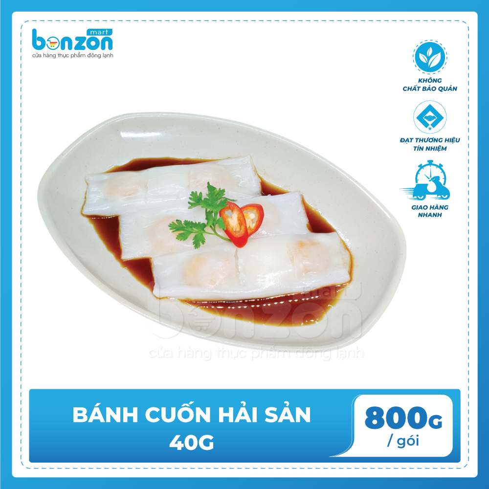 Bonzon - Bánh cuốn hải sản 800g