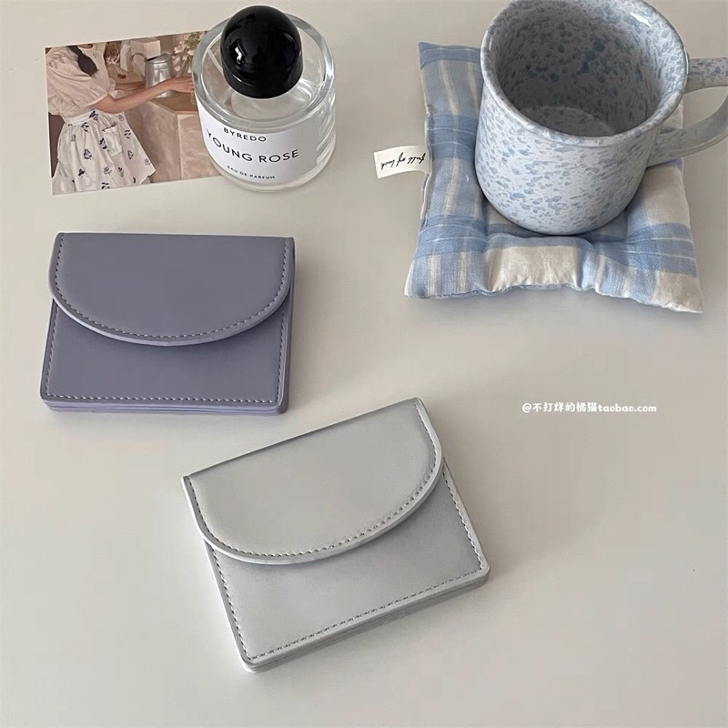 VÍ CẦM TAY BASIC HÀN MÀU BẠC