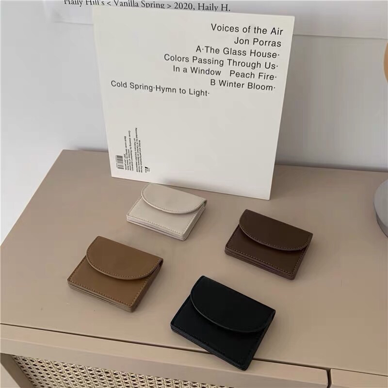 VÍ CẦM TAY BASIC HÀN MÀU BẠC