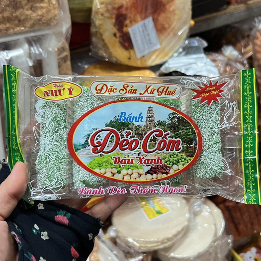 COMBO 5 GÓI BÁNH DẺO CỐM ĐẬU XANH - đặc biệt thơm ngon đặc sản xứ Huế
