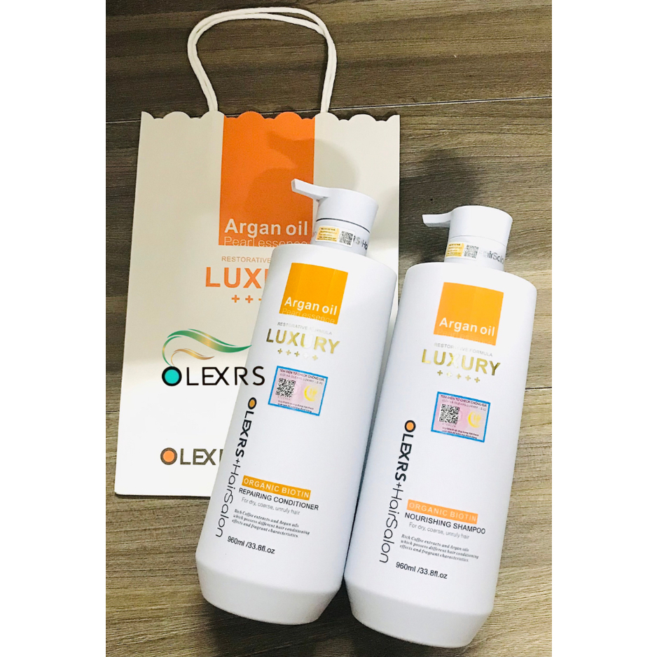 Dầu Gội Xả Phục Hồi, Chống Rụng Tóc Olexrs Hair Salon Luxury 500ml/960ml