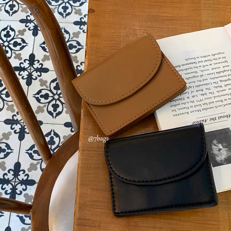 VÍ CẦM TAY BASIC HÀN MÀU BẠC