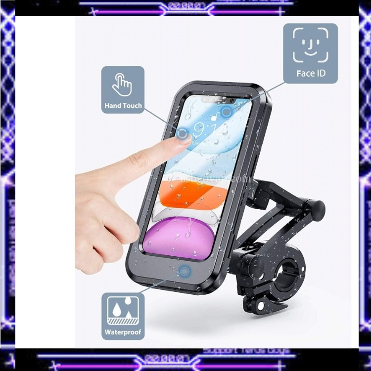 💎HÀNG CHÍNH HÃNG💎  GIÁ ĐỠ ĐIỆN THOẠI TRÊN XE MÁY-XE ĐẠP-Chống Mưa XOAY 360 ĐỘ BẢO HÀNH 12 THANG