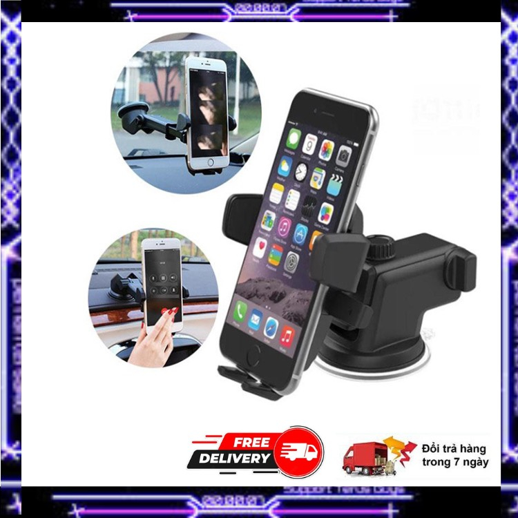 Hàng Xịn Giá Đỡ Điện Thoại  Hít KínhTrên Oto 360 Độ,Quay Camera Phía Trước Nhựa ABS Siêu Bền Bảo Hành 24t