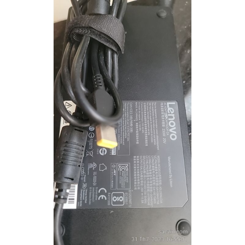 Sạc Lenovo 230W, chỉ bán hàng theo máy, không bán linh kiện