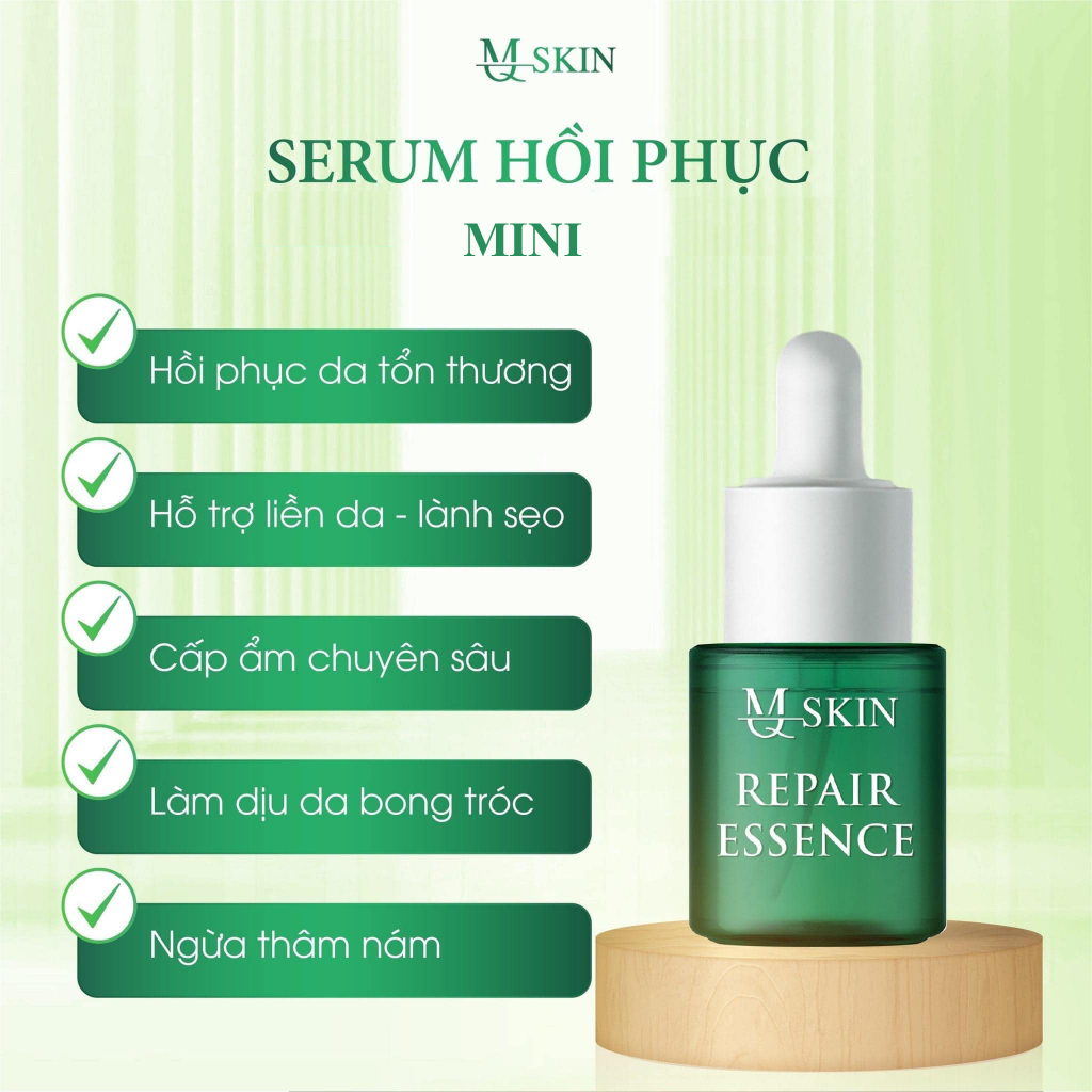 Serum tái tạo da sâm cau rừng MQ SKIN sạch mụn , nám , tàng nhang 30ml