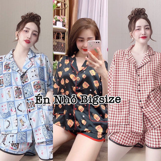 Đồ Bộ Bigsize Nữ - Đồ Ngủ Cánh Rơi Đùi Bigsize  Cao Cấp Xinh Đẹp Dễ Thương Giá Rẻ Đủ size 50-65kg