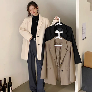  Áo blazer nữ dài tay công sở khoác ngoài kiểu dáng thanh lịch 2 lớp có đệm vai giữ form mùa thu đông DELIZ STUDIO 