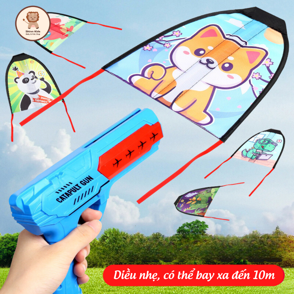 Đồ Chơi Súng Bắn Diều Cho Bé - Trò Chơi Vận Động cầm tay thú vị vui nhộn trẻ em
