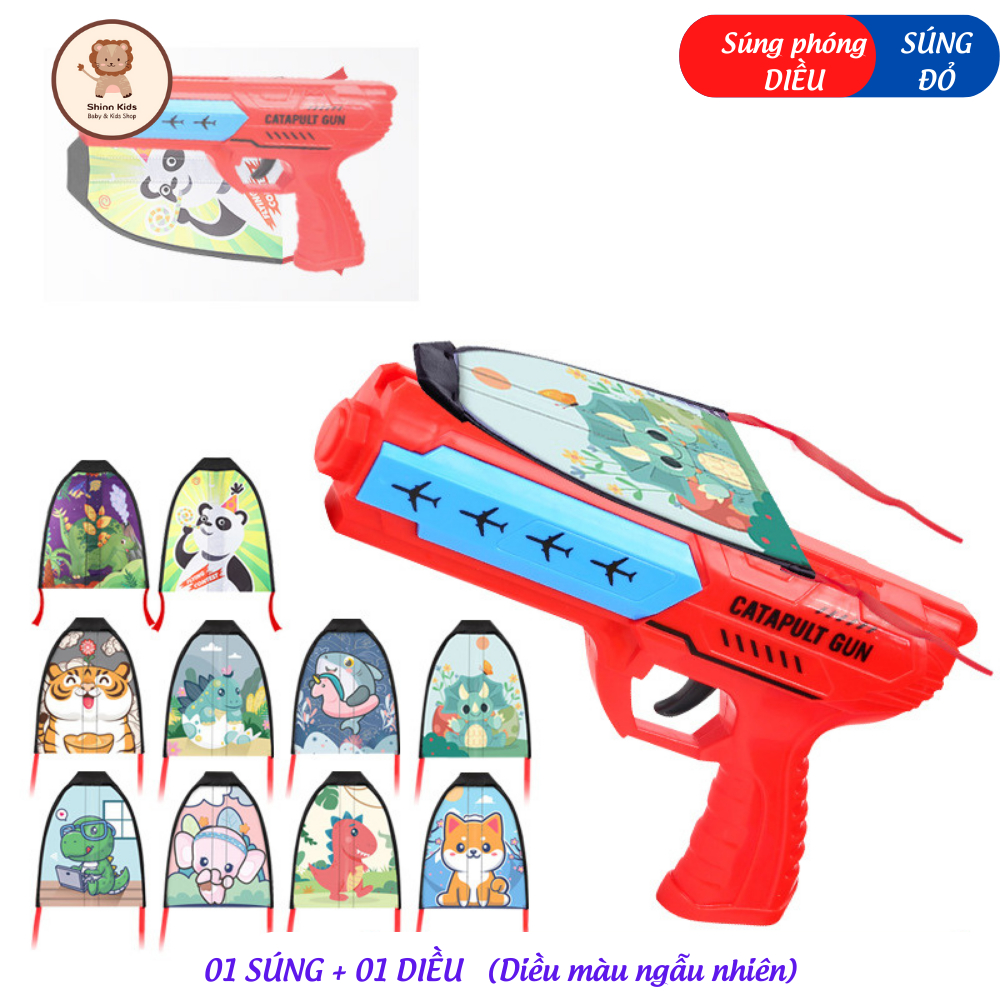 Đồ Chơi Súng Bắn Diều Cho Bé - Trò Chơi Vận Động cầm tay thú vị vui nhộn trẻ em
