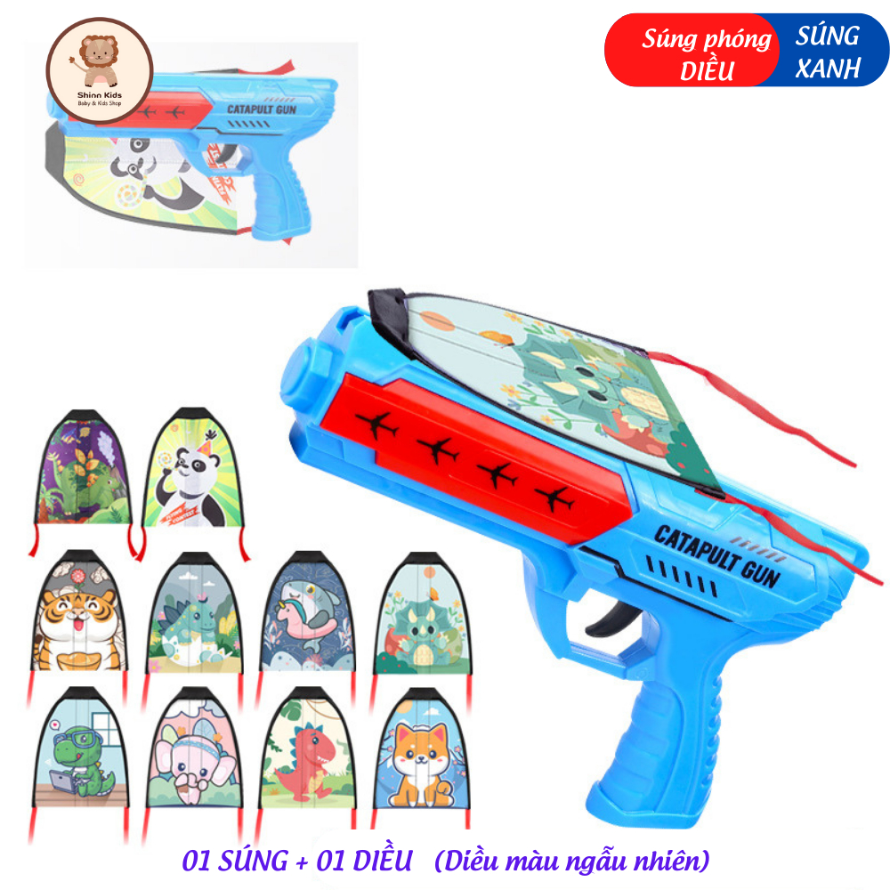 Đồ Chơi Súng Bắn Diều Cho Bé - Trò Chơi Vận Động cầm tay thú vị vui nhộn trẻ em