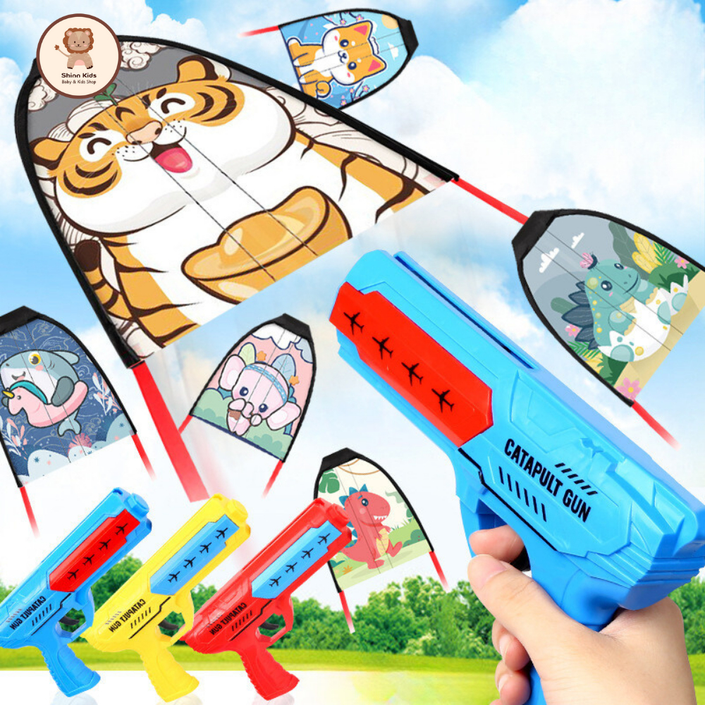 Đồ Chơi Súng Bắn Diều Cho Bé - Trò Chơi Vận Động cầm tay thú vị vui nhộn trẻ em