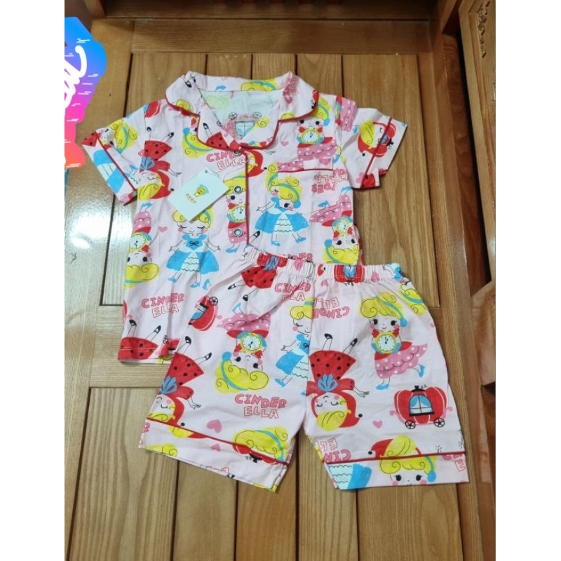 Bộ pijama bé gái xinh xắn đáng yêu hàng QC vải cotton siêu đẹp