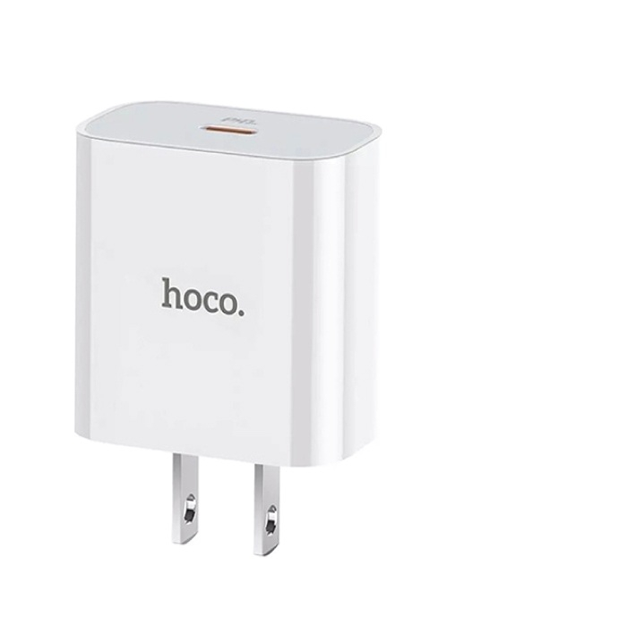 Củ sạc nhanh PD20W Hoco C76 Plus 1 cổng Type-C chân dẹt