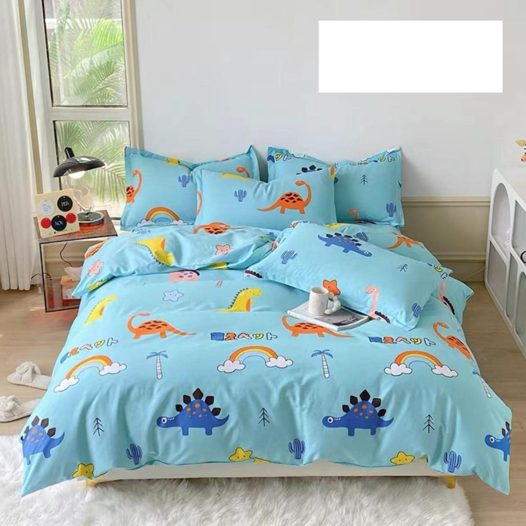 Vải may chăn ga áo gối,gối ôm khổ 2m35 hình hoạt dễ thương