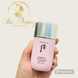 Kem chống nắng dưỡng ẩm whoo vital hydrating sun fluid 60ml date 2027