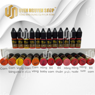  Mực mày  Mực môi PMU chai 10ml   Mực phun xăm Nano PMU 