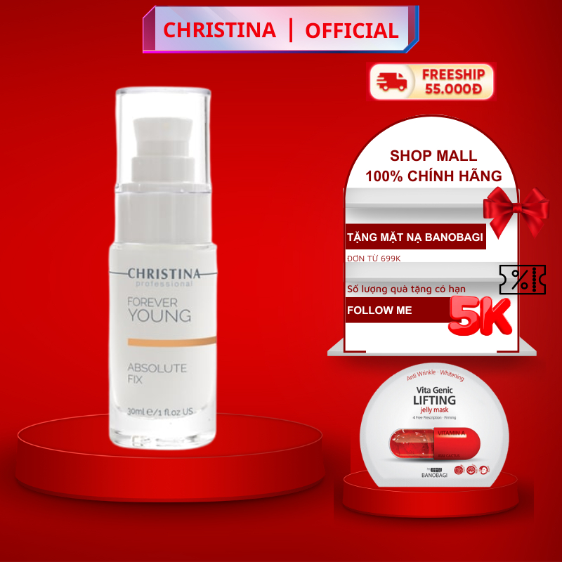 Serum chống lão hóa Forever Young Total Renewal Christina giúp phục hồi nếp nhăn - da căng bóng 30ml/Lọ - Chính hãng