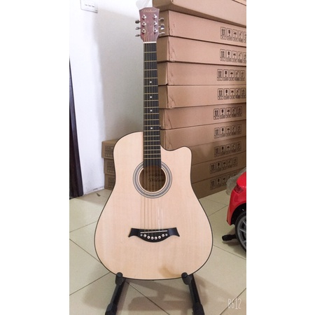 Đàn guitar Acoustic gỗ tốt, Guitar Diduo/HT- Tặng full 12 phụ kiện+ bao+ sách hướng dẫn- Bảo hành 12 tháng