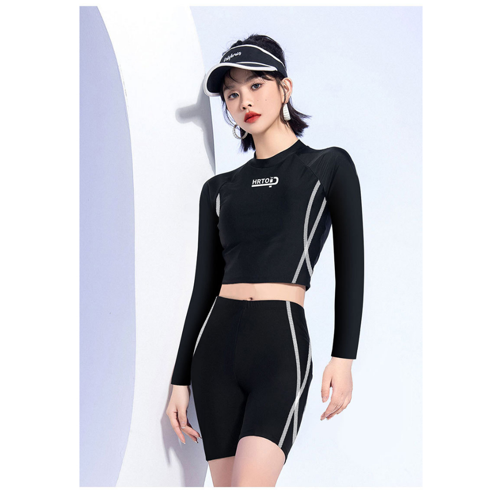 Bộ Quần Áo Bơi Cicini Cao Cấp mã L56 Dành Cho Bạn Gái Đi Biển, Quần Áo Nữ Tập Gym Yoga